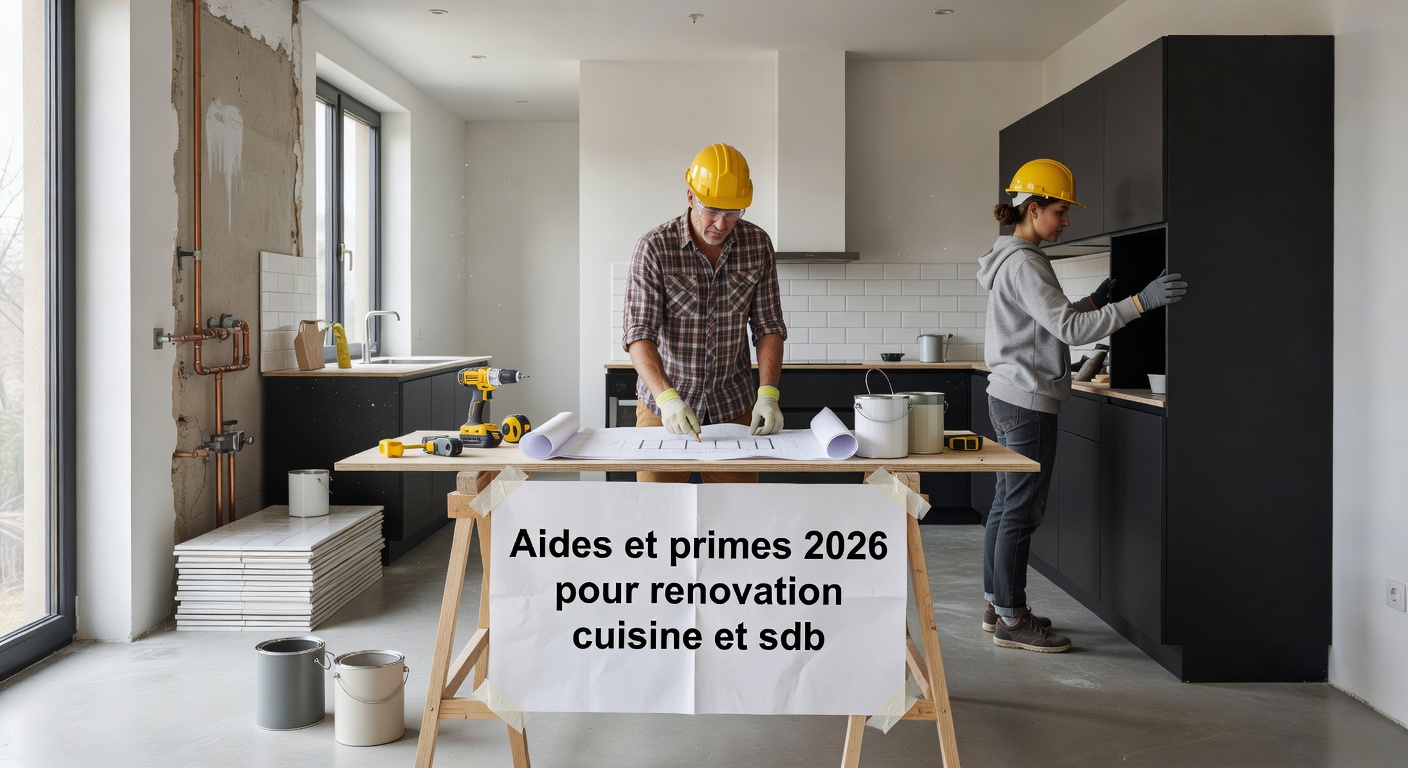 Aides et primes 2026 pour renovation cuisine et sdb