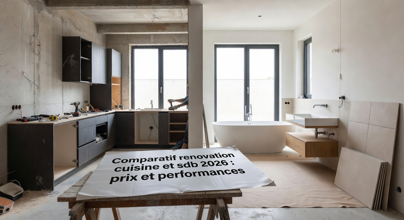 Comparatif renovation cuisine et sdb 2026 : prix et performances