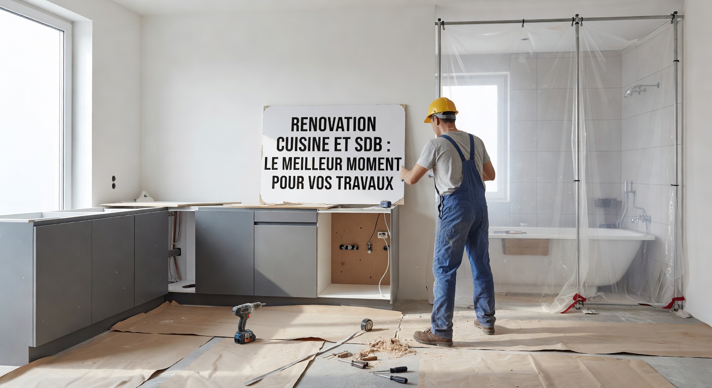 renovation cuisine et sdb : le meilleur moment pour vos travaux